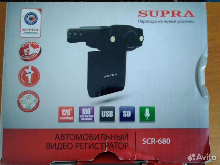 Видеорегистратор supra scr-680