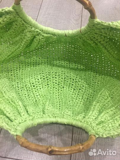 Сумка ручной работы из рафии