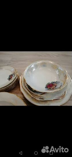 Набор столовой посуды 35 предметов