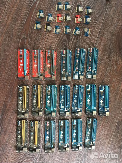 Райзеры для видеокарт (комплект)