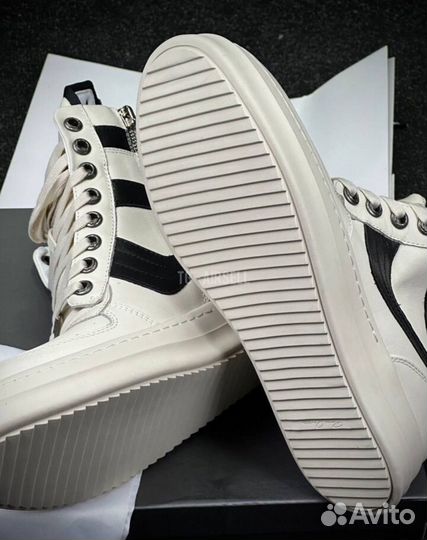Кеды Rick Owens Geobasket Chrome Hearts