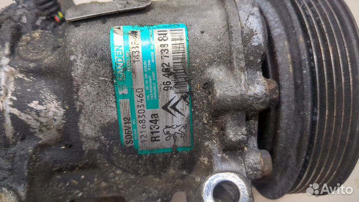 Компрессор кондиционера Peugeot 407, 2005