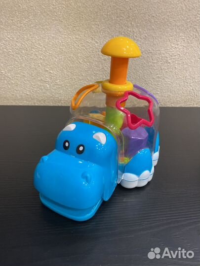 Игрушка бегемот сортер-юла