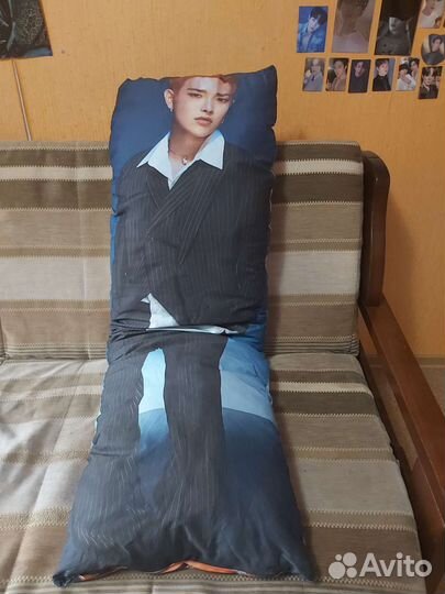 Подушка с Hongjoong из Ateez (Дакимакура)