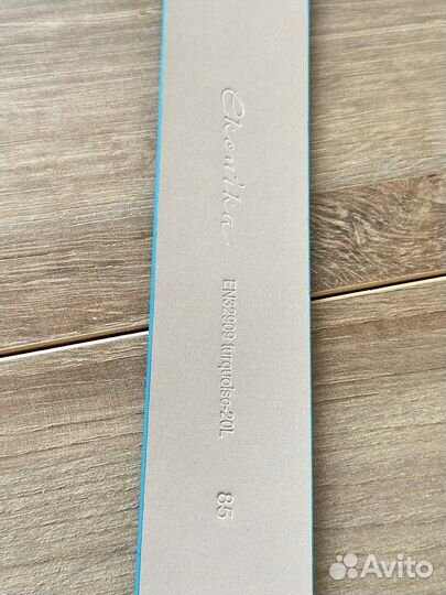 Ремень женский эконика голубой