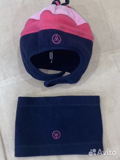 Комплект шапка и снуд для девочки