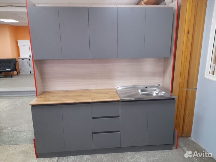 Кухонный гарнитур Графит. Новый