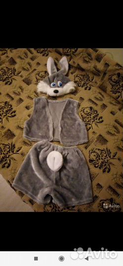 Новогодний костюм для мальчика зайчик