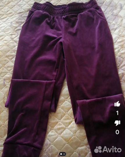 Велюровый костюм 44 размер