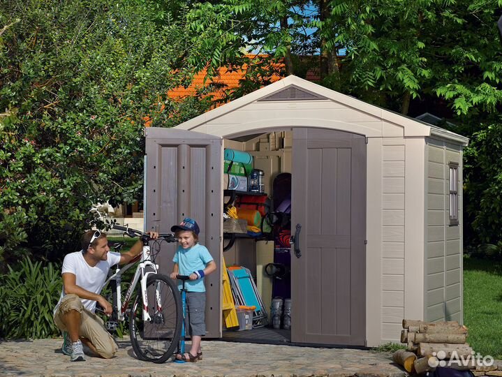 Пластиковый сарай Factor 8x6 (256*182*243см)