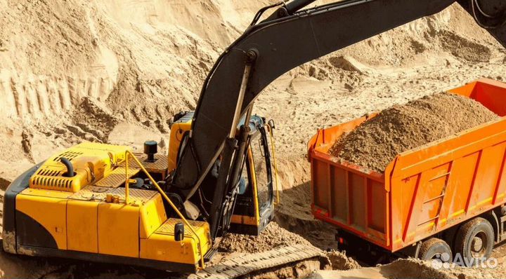 Песок карьерный