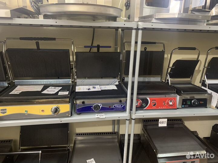 Грили контактные прижимные для шаурмы