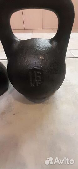 Гиря чугунная 16 кг СССР