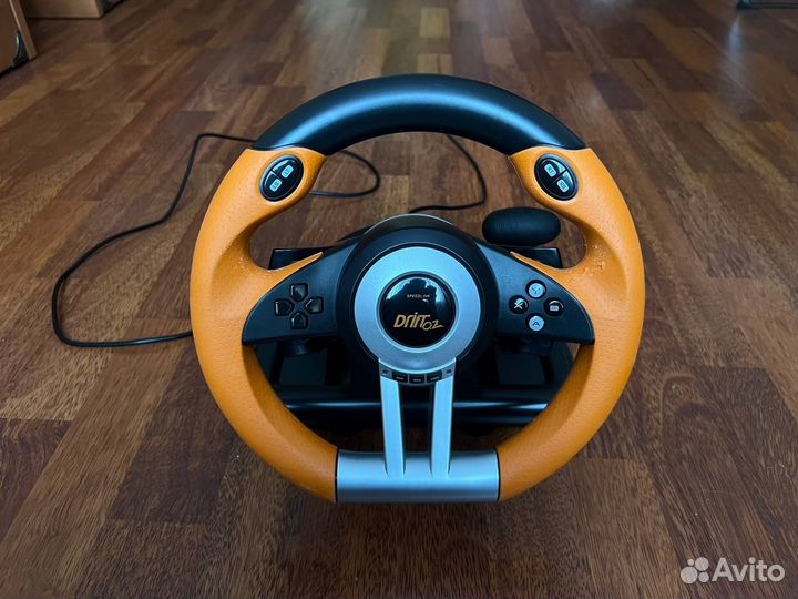 Игровой руль с педалями для пк