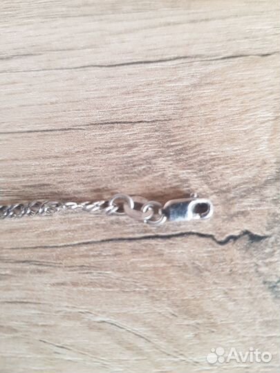 Цепочка серебро 70см (порвана)