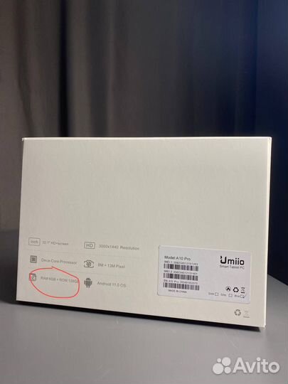 Планшет umiio A10 Pro
