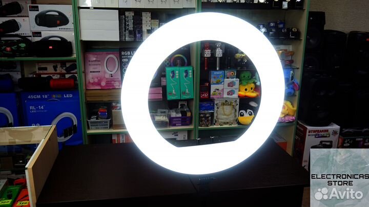 Кольцевая Лампа 54 см со Штативом RL-21 v.10