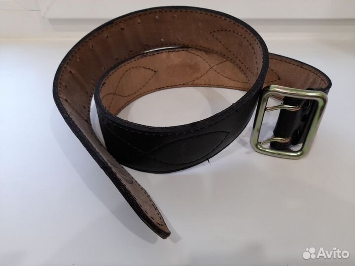 Ремень кожаный офицерский