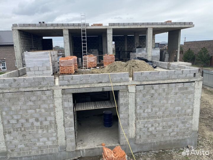 Дом баня гараж под ключ кровля фундамент