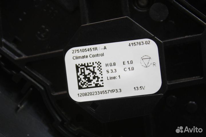 Блок управления печки/климат-контроля Renault