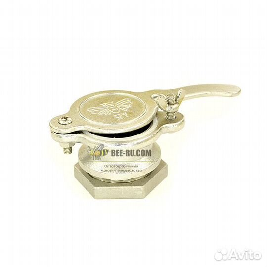 Кран для куботейнера и медогонки D44 металл нж