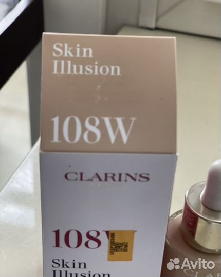 Крем тональный Clarins skin illusion 108W