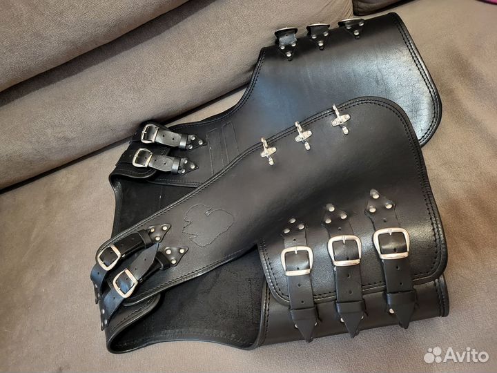 Куртка мотоциклетная кожаная броня