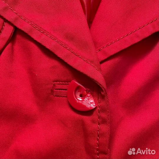 Плащ/тренч красный Vero moda