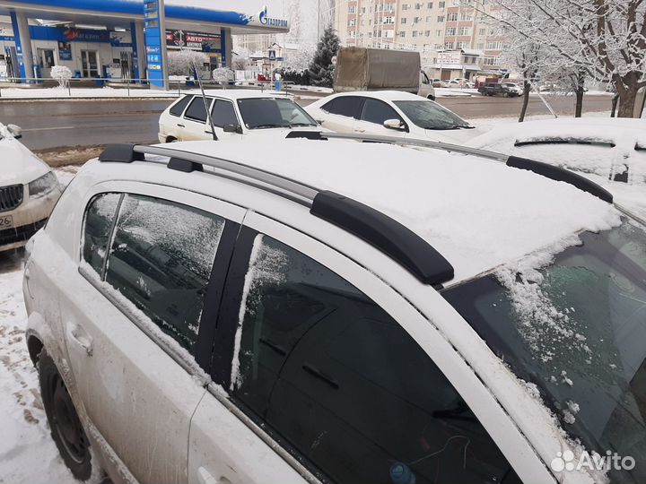 Рейлинги на крышу Опель Астра Н, апс серые