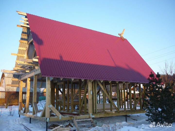 Монтаж кровли. Кровельные работы