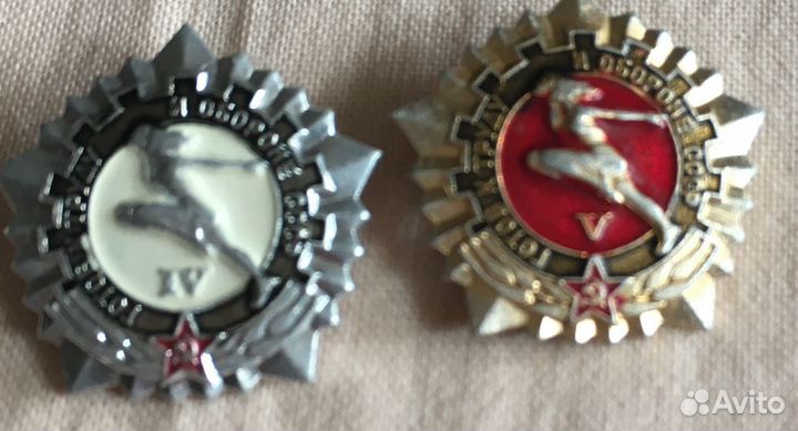 Значок гто и воин-спортсмен