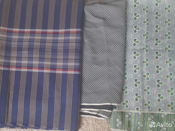 Отрез ткани СССР плюш, шесть