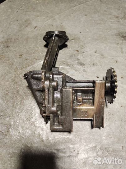 Насос масленный на renault logan
