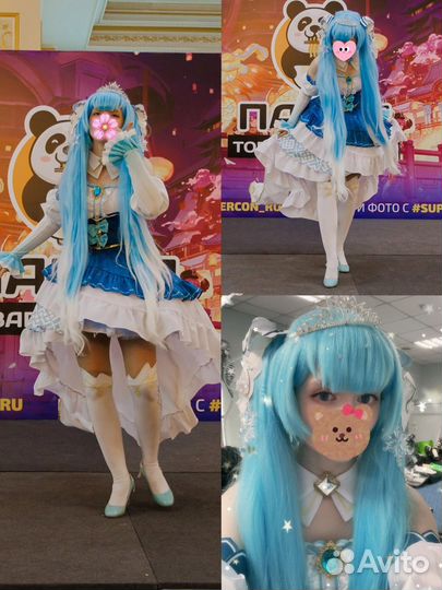 Snow Miku/Мику 2019 косплей