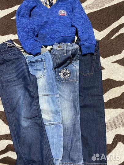 Пакетом вещи на мальчика 4-6 л