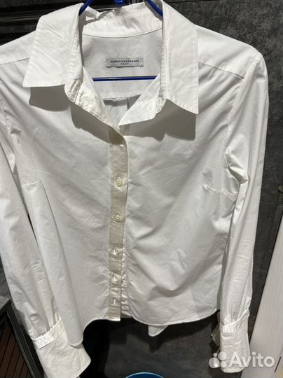 Рубашка блузка белая женская