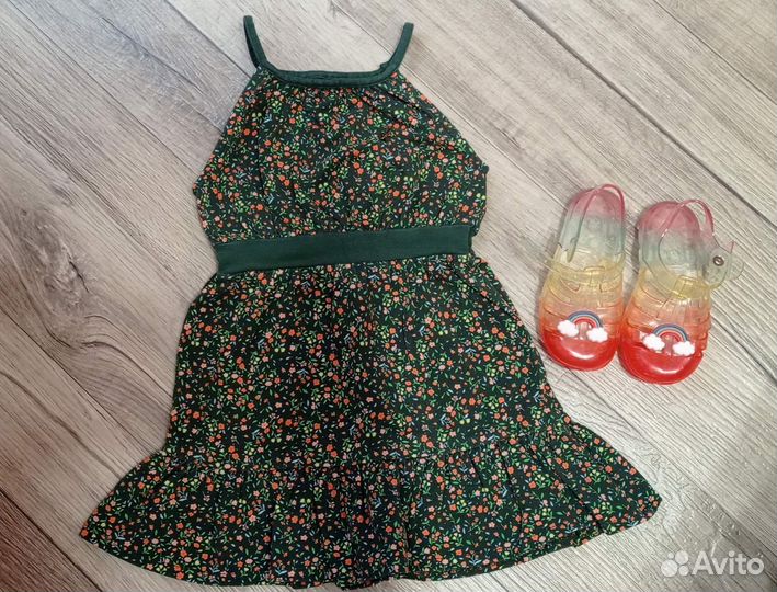 Вещи пакетом на девочку 92 98+ обувь