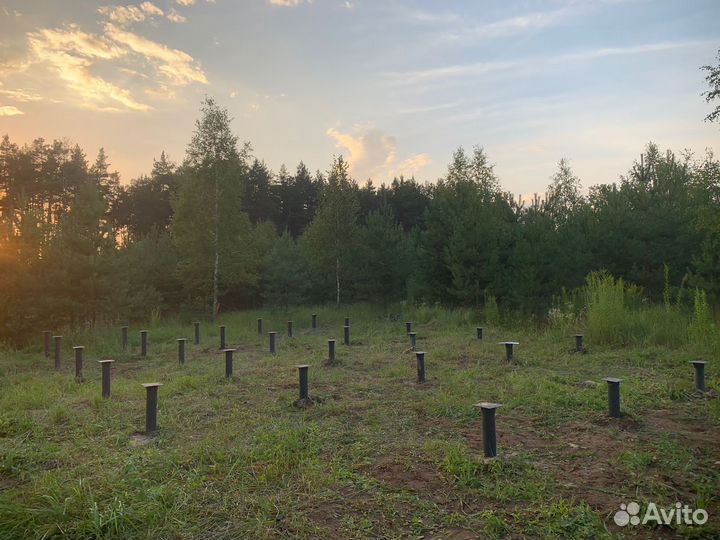 Винтовые сваи под ключ.Фундамент под ключ