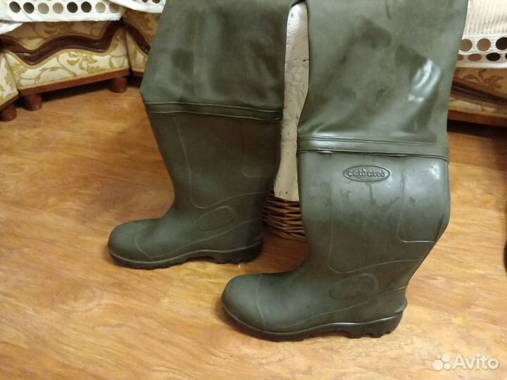 Резиновые сапоги рыбацкие бродни