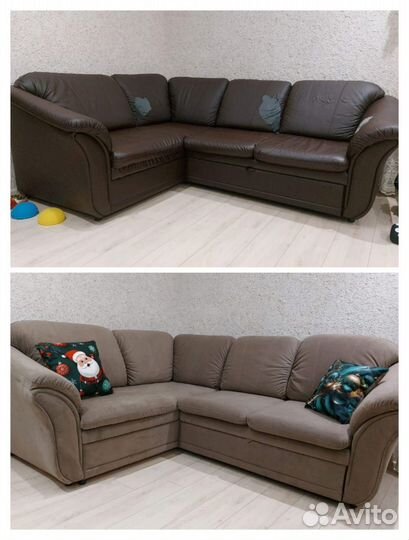 Перетяжка мягкой мебели