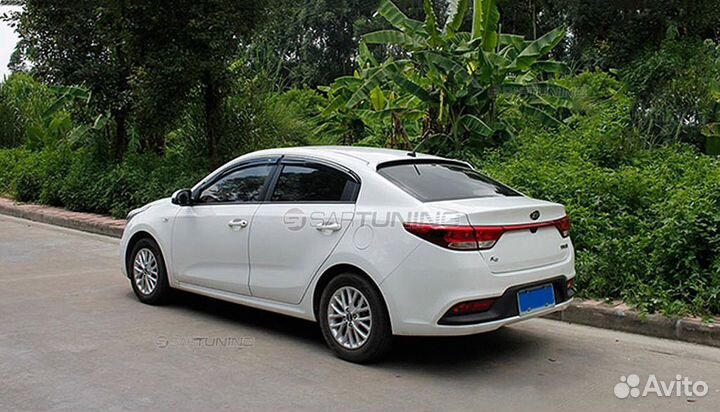 Козырек на стекло Рио 4 Киа Kia Rio 4 2017