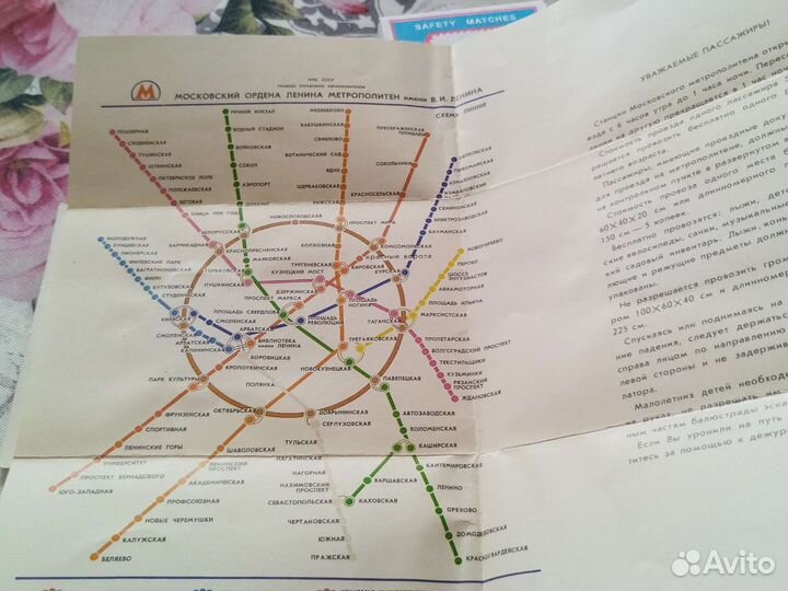 Схема метро СССР