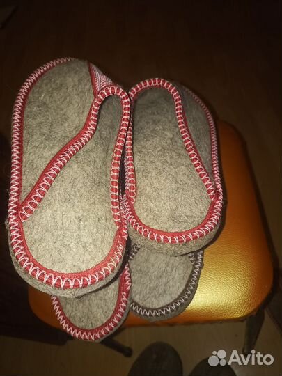 Тапки войлочные
