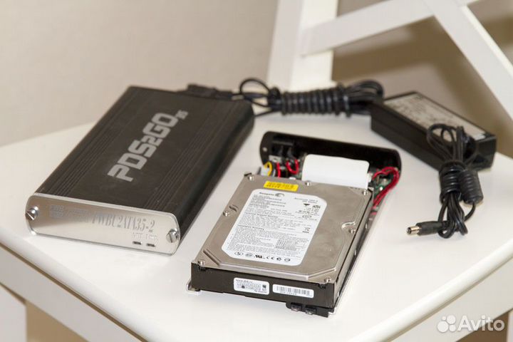 Внешний бокс FireWire 800 / USB2.0 с диском