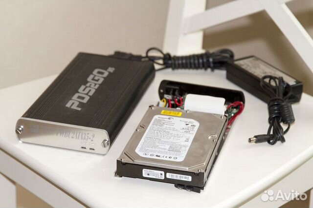 Внешний бокс FireWire 800 / USB2.0 с диском