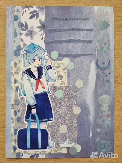 Открытки ручной работы (аниме, дорамы, эстетика)