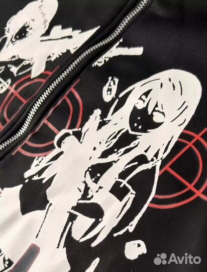 Зип худ с молнией до капюшона