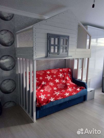 Детская кровать чердак