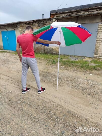 Зонт пляжный большой
