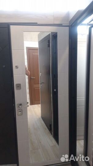 Дверь с зеркалом с установкой